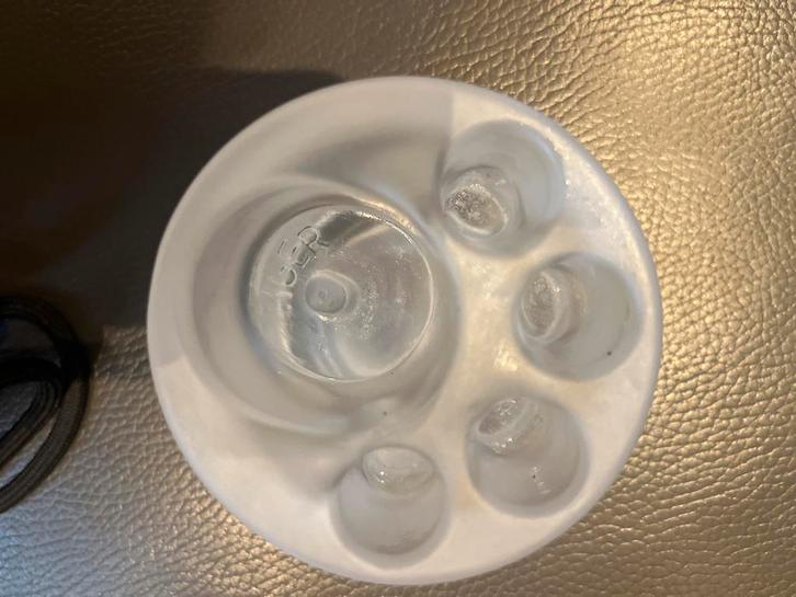 Matglazen Oral-B Tandenborstelhouder - Badkamer Accessoire, Huis en Inrichting, Badkamer | Badtextiel en Accessoires, Zo goed als nieuw