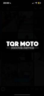 Tqr moto scooter service!, Ophalen, Zo goed als nieuw, Zwart
