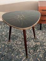 Vintage tripod niertafel teak bijzettafel midcentury, Ophalen of Verzenden