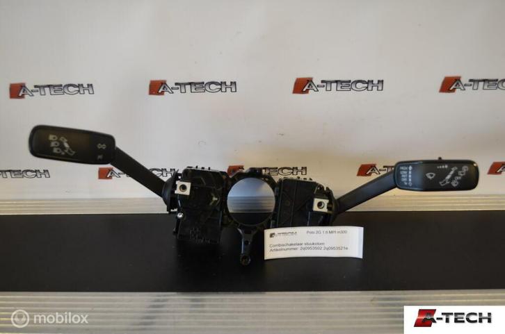 Combischakelaar stuurkolom VW Polo 18-> 2q0953502 2q0953521e, Auto-onderdelen, Dashboard en Schakelaars, Volkswagen, Gebruikt