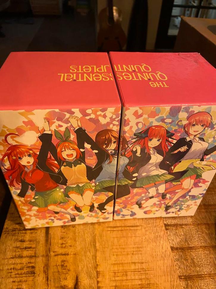 The Quintessential Quintuplets Manga Boxsets Compleet!, Boeken, Strips | Comics, Zo goed als nieuw, Meerdere comics, Japan (Manga)