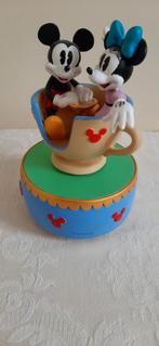Muziekdoos Mickey&Minnie van Euro Disney., Ophalen of Verzenden, Mickey Mouse, Nieuw, Beeldje of Figuurtje