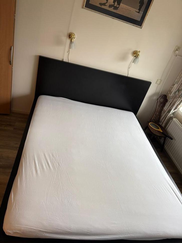 IKEA MALM 2-persoonsbed compleet met matras en lades, Huis en Inrichting, Slaapkamer | Bedden, Gebruikt, Tweepersoons, 160 cm