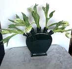 tulpenvaas, XL, Huis en Inrichting, Zwart, Aardewerk of Porselein, Ophalen of Verzenden, Zo goed als nieuw