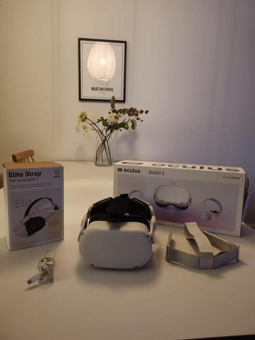 Oculus quest 2 128gb, Spelcomputers en Games, Virtual Reality, Gebruikt, Overige platformen, VR-bril, Ophalen