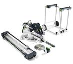 Festool 575313 KAPEX KS120 EB-UG-Set Afkort-trekzaag, Doe-het-zelf en Verbouw, 70 mm of meer, Ophalen of Verzenden, Zo goed als nieuw