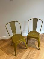 Metalen stoelen, Huis en Inrichting, Stoelen, Ophalen, Zwart, Twee