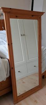 Spspiegel met grenen omlijsting 60-120 cm, Huis en Inrichting, Woonaccessoires | Spiegels, 100 tot 150 cm, Gebruikt, Rechthoekig