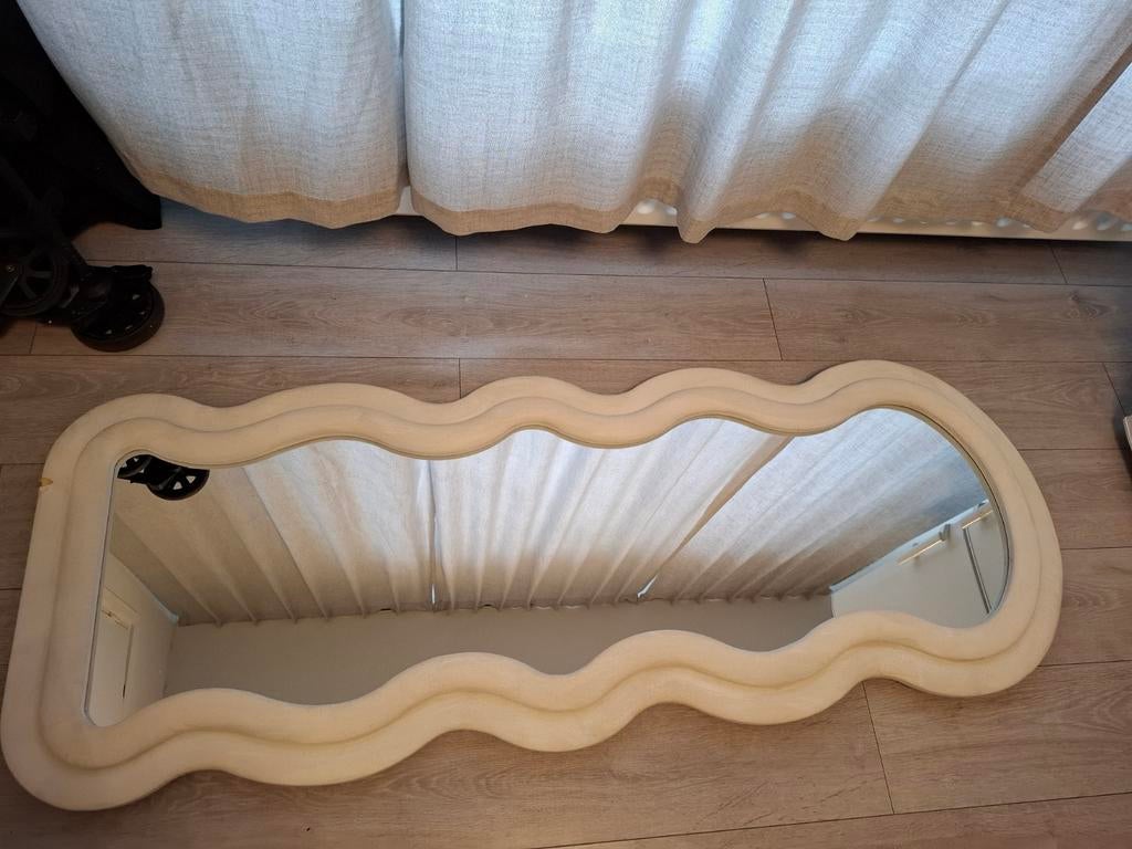 Teddy Spiegel - Zo goed als nieuw met kleine schade, Huis en Inrichting, Woonaccessoires | Spiegels, 100 tot 150 cm, Ophalen of Verzenden