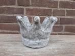 Betonnen kroon schaal bak beton tuinbeeld pot bloempot, Tuin en Terras, Ophalen of Verzenden, Nieuw