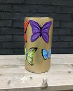 Handgeschilderde vaas, Huis en Inrichting, Woonaccessoires | Vazen, Ophalen, Overige materialen, Overige kleuren, Zo goed als nieuw