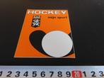 sticker HOCKEY mijn sport *, Ophalen, Zo goed als nieuw, Sticker