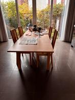 Ikea Tafel uitschuifbaar + 4 stoelen - Den Bosch, Huis en Inrichting, Ophalen, Gebruikt, 100 tot 150 cm, 50 tot 100 cm