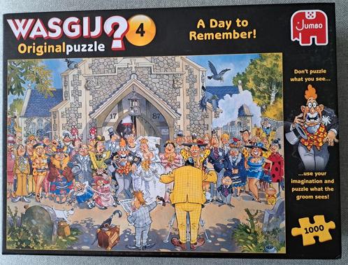 2 leuke Wasgij puzzels van 1000 stukjes, Hobby en Vrije tijd, Denksport en Puzzels, Zo goed als nieuw, Legpuzzel, 500 t/m 1500 stukjes