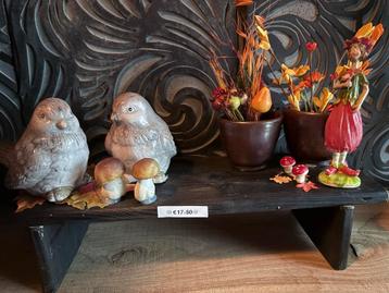 Herfstdecoratie Bankje beschikbaar voor biedingen