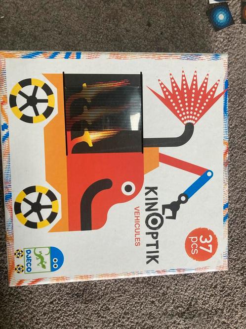 Djeco Kinoptik Voertuigen - Educatief Speelgoed, Kinderen en Baby's, Speelgoed | Educatief en Creatief, Zo goed als nieuw, Knutselen