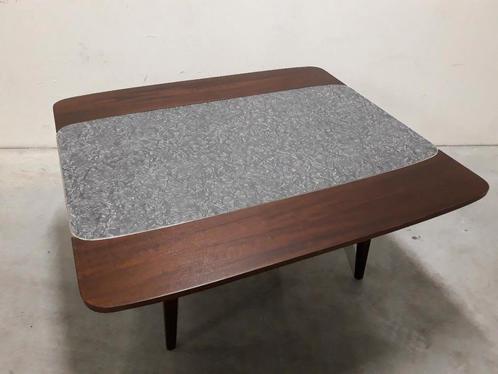vintage tafel salontafel in hoogte en breedte stelbaar, Huis en Inrichting, Tafels | Salontafels, Gebruikt, 50 tot 75 cm, 50 tot 100 cm