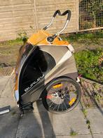 Burley d’Lite 2 persoons fietskar, Fietsen en Brommers, Fietsaccessoires | Aanhangers en Karren, Ophalen, Gebruikt, Vering, Kinderkar