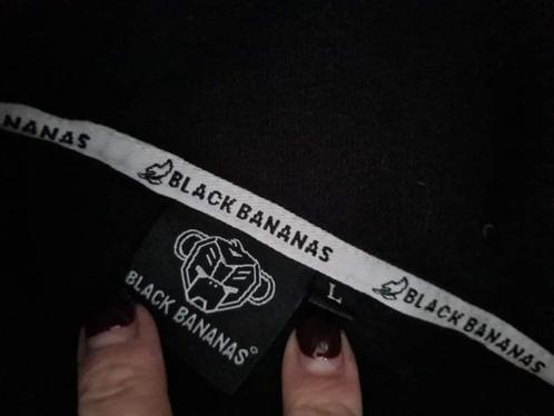 Black Bananas nieuwe hoodie zwart Maat L, Kleding | Heren, Truien en Vesten, Nieuw, Maat 52/54 (L), Zwart, Verzenden
