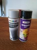 2 verf spuitbussen, Ophalen of Verzenden, Zo goed als nieuw, Wit