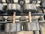 Rubberen dumbells dumbell set  22,5 kg, Ophalen, Dumbbell, Gebruikt, Dumbells