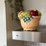 Vintage keramieken fruitmand bloempot, Antiek en Kunst, Ophalen of Verzenden