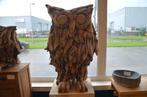 Handgemaakte Grote Uil van Teakhout (125 cm), Verzamelen, Ophalen, Nieuw, Dier