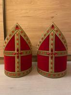 Sinterklaas mijter ruitjesband model nieuw! Meerdere maten!!, Ophalen of Verzenden, Nieuw