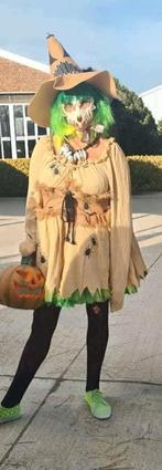 heksen kleed, Kleding | Dames, Carnavalskleding en Feestkleding, Carnaval, Maat 42/44 (L), Ophalen of Verzenden, Zo goed als nieuw