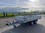 Hapert plateau aanhanger tandemas 335x180 2700kg, Auto diversen, Aanhangers en Bagagewagens, Ophalen, Nieuw