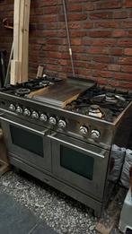 Boretti fornuis met frytop, Ophalen, Gebruikt, 60 cm of meer, Gas