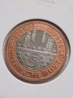 750 jaar Stadsrechten Delft 1246-1996 Delftse Duyt 1996, Postzegels en Munten, Penningen en Medailles, Ophalen of Verzenden, Overige materialen