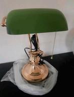 Klassieke Engelse Bankierslamp Notarislamp Messing Nieuw, Ophalen of Verzenden, Nieuw, Minder dan 50 cm