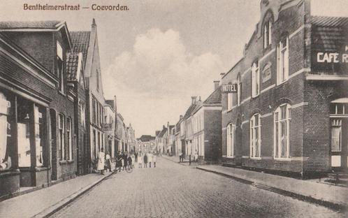 Coevorden, Bentheimerstraat., Verzamelen, Ansichtkaarten | Nederland, Ongelopen, Drenthe, Verzenden