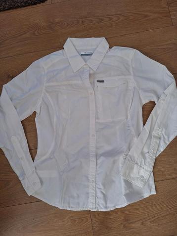 Columbia Dames Blouse Maat M Wit beschikbaar voor biedingen