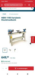Houtdraaibank Hbm 1100 vario, Doe-het-zelf en Verbouw, Ophalen, Zo goed als nieuw, Houtdraaibank, 1000 mm of meer