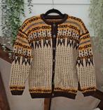 Handgebreid wollen norway vest scandinavisch noors dale styl, Handgemaakt, Ophalen of Verzenden, Zo goed als nieuw, Maat 36 (S)