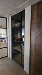 2 Stalen deuren met Kozijn, Doe-het-zelf en Verbouw, Ophalen, Zo goed als nieuw, Glas