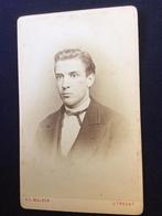 CDV, Man, G.L. Mulder, Utrecht, Carte de Visite, dun karton3, Verzamelen, Foto's en Prenten, Ophalen of Verzenden, Voor 1940, Gebruikt