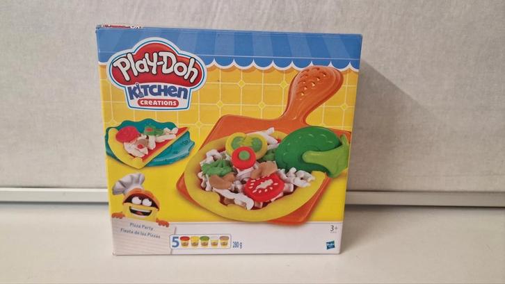 Play-Doh Pizza Party - Klei, Hobby en Vrije tijd, Gezelschapsspellen | Overige, Zo goed als nieuw, Ophalen of Verzenden
