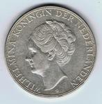 22-1755 Nederland 2 1/2 gulden 1933, Verzenden, Zilver, Koningin Wilhelmina, Losse munt