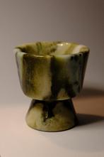 Green marble pedestal cup, Ophalen of Verzenden, Nieuw