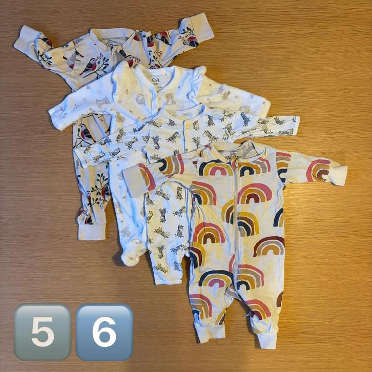 Babykleding maat 56 - Setjes en pakjes, Kinderen en Baby's, Babykleding | Maat 56, Gebruikt, Jongetje of Meisje, Setje, Ophalen of Verzenden
