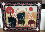 Prachtige Afrikaanse schilderijen van verf en leem, Ophalen