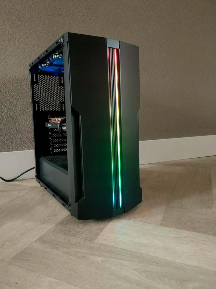 Gaming PC: Ryzen 7 1700, 16 Gb, RX 6600 XT, SSDs, Computers en Software, Desktop Pc's, Gebruikt, 3 tot 4 Ghz, SSD, 16 GB, Met videokaart