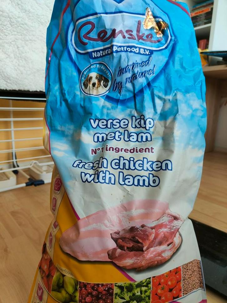 Renske puppy brokken (aangebroken zak 8,3 kg), Dieren en Toebehoren, Dierenvoeding, Hond, Ophalen