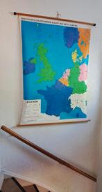 vintage landkaart van Europa, Antiek en Kunst, Antiek | Schoolplaten, Ophalen, Aardrijkskunde
