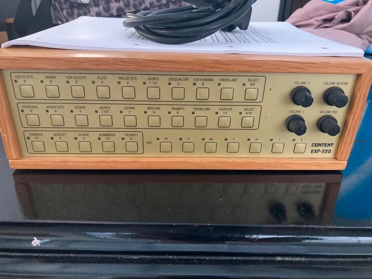Orgel module Content EXP-220 (bij €275 direct verkocht!), Muziek en Instrumenten, Orgels, Zo goed als nieuw, Overige typen, 2 klavieren