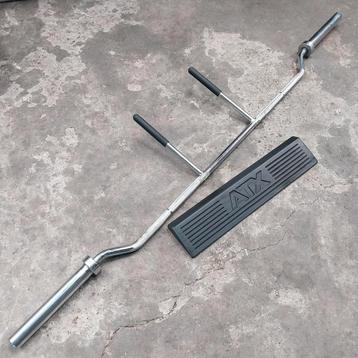 Olympische Safety Squat barbell 220cm 20kg + Atx squat blok  beschikbaar voor biedingen
