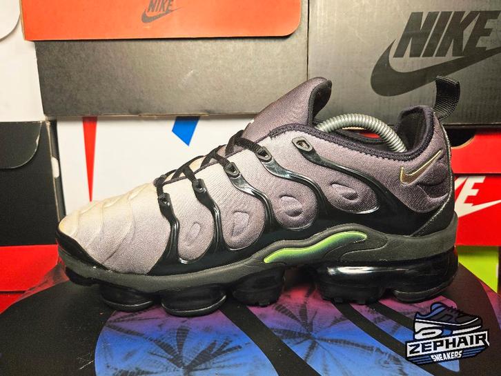 Nike Air VaporMax TN 'Black/Volt' EU43 2017, Kleding | Heren, Schoenen, Gedragen, Sneakers of Gympen, Zwart, Ophalen of Verzenden